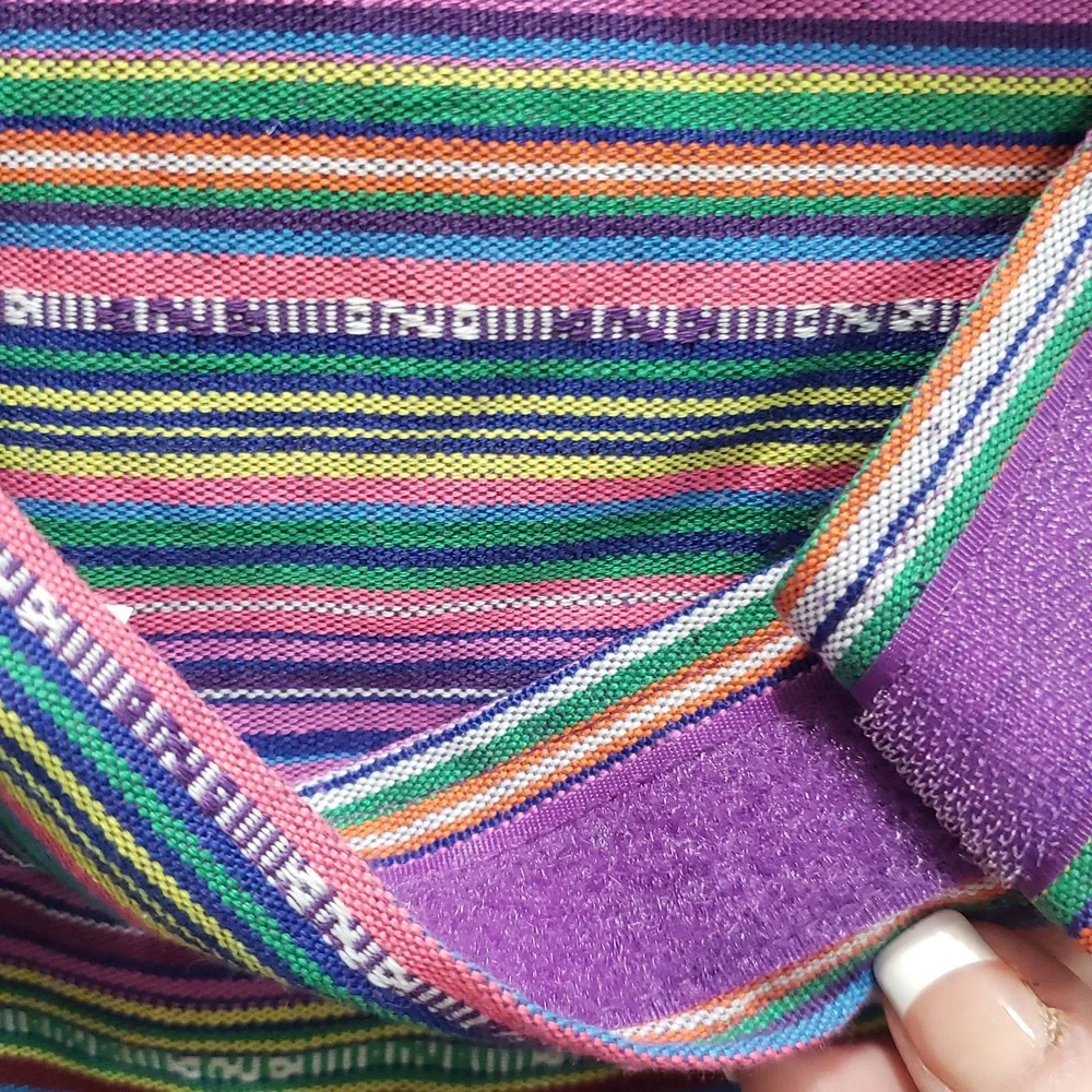 Pup Crew NWT Dog Apparel Multicolor Striped Serape and Sombrero
